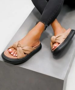 NDS ANNY Chunky Knot Sandals - Beige