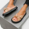 NDS ANNY Chunky Knot Sandals - Beige