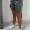 AJ Voyage Bottoms Cut Off Jersey Shorts - Dark Grey CLOTHING