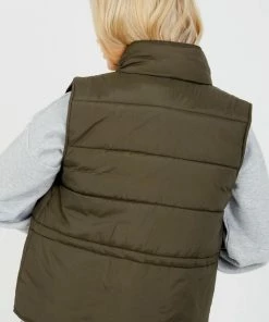 SWD Padded Gilet Waistcoat - Olive
