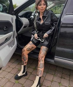 DMF SHOES JOSIE Chunky Chelsea Ankle Boots - Beige