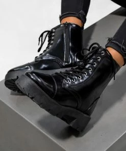 LIV KAYLA Chunky Ankle Boots - Black