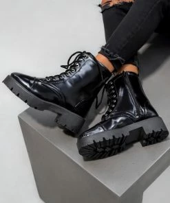 LIV KAYLA Chunky Ankle Boots - Black