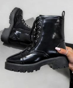 LIV KAYLA Chunky Ankle Boots - Black