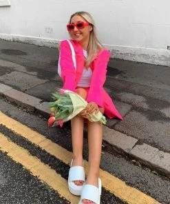 CIT LORELLA Chunky Platform Sandals - White