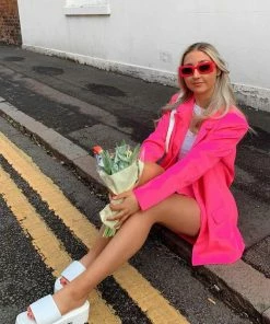 CIT LORELLA Chunky Platform Sandals - White