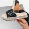 CIT MAITE Chunky Espadrille Sandals - Black