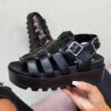ELG MIA Chunky Platform Gladiator Sandals - Black SHOES