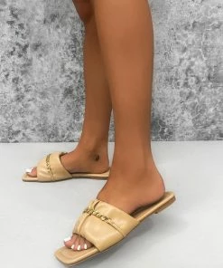 NDS MONIQUE Chain Sliders - Mocha