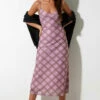 Motel Rocks Motel Kalana Maxi Dress - Pink