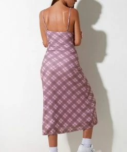 Motel Rocks Motel Kalana Maxi Dress - Pink