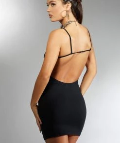 CLOTHING Motel Rocks Sambre Mini Dress - Black