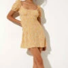 Motel Rocks Sasi Mini Dress - Yellow CLOTHING