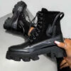 NDS SHOES PERIL Chunky Ankle Boots - Black