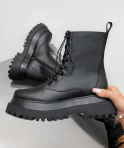 AJV RAPTOR Panelled Ankle Boots - Black 13 AJV RAPTOR Panelled Ankle Boots - Black