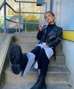 AJV RAPTOR Panelled Ankle Boots - Black 12 AJV RAPTOR Panelled Ankle Boots - Black