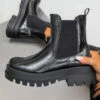 CIT RETAKE Chelsea Ankle Boots - Black Croc