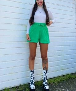 ELG HOLD UP Platform Sock Fit Boots - Cow Print