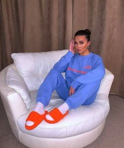 NDS ZAYNA Towelling Slipper - Orange